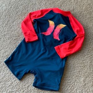 Hurley Long Sleeve Swim Rash Guard Coverall